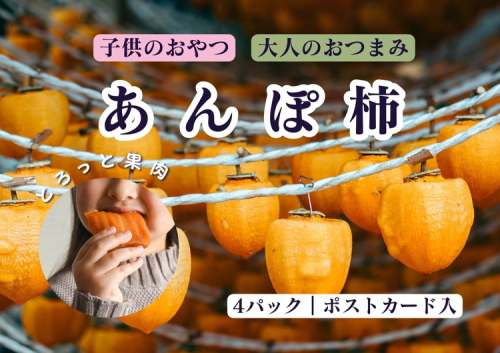 【2回定期便】【季節限定】あんぽ柿（4トレー） ※沖縄・離島への配送不可 ※2025年12月上旬～2026年2月下旬頃に順次発送予定 1038749 - 福島県国見町