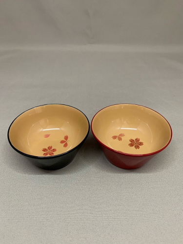 川連漆器　盃　サクラペア（2入）[B9-6401] 1059180 - 秋田県湯沢市
