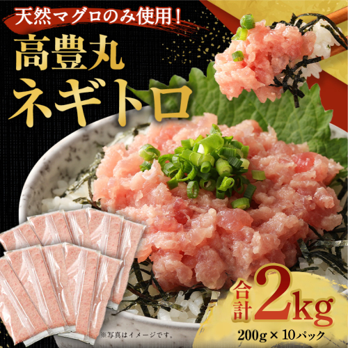 こだわり！ ネギトロ 【2.4ｋｇ（200ｇ×12パック）】 天然まぐろ使用 まぐろたたき 人気 室戸市 111725 - 高知県室戸市