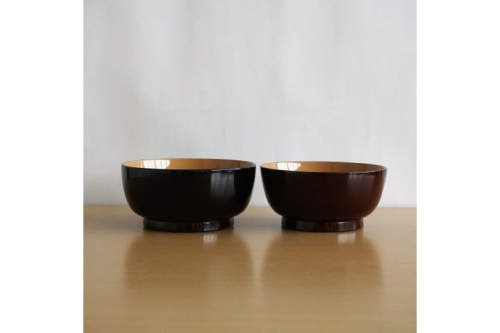 川連漆器　夫婦飯椀セット[H6-5601] 1123872 - 秋田県湯沢市