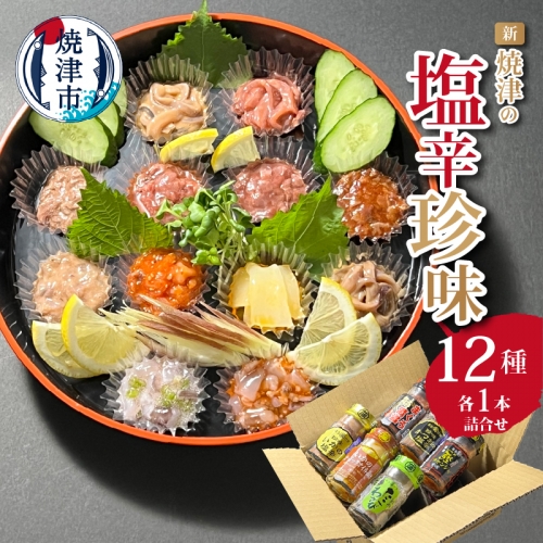 a10-1012　新・12種の焼津の 塩辛 珍味 詰合せ 1134268 - 静岡県焼津市