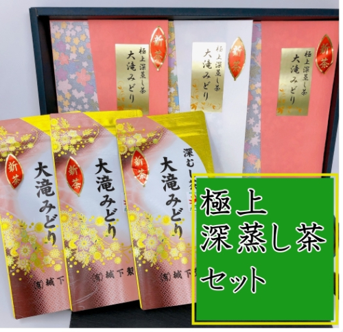 No.3011-1 問屋も認めた極上深蒸し茶セット 115638 - 鹿児島県錦江町