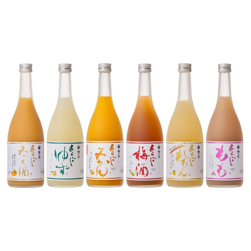 あらごしシリーズ 720ｍl 6本 セット ／ 梅乃宿酒造 お酒 リキュール ギフト 贈り物 プレゼント 人気 メーカー直送 みっく酒 ゆず みかん 梅酒 もも 果実 奈良県 葛城市 1165153 - 奈良県葛城市