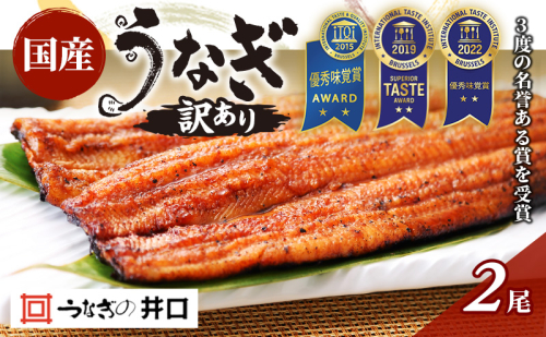訳あり うなぎ 蒲焼き 2尾 ITI優秀味覚賞受賞 長焼き セット 詰め合わせ 国産うなぎ うなぎの蒲焼 うなぎ蒲焼き 国産うなぎ蒲焼 ウナギ 鰻 魚介 魚介類 惣菜 お惣菜 簡単調理 静岡うなぎ 浜名湖うなぎ 静岡 静岡県 浜松市 【配送不可：離島】 1185789 - 静岡県浜松市
