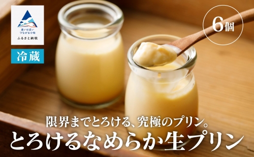 とろけるなめらか生プリン(6個入り)009052 1203163 - 石川県小松市