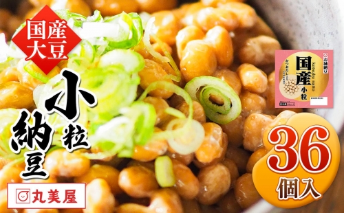 国産大豆100％使用　国産小粒納豆　36食入 | 熊本県 和水町 くまもと なごみまち 国産大豆 国産 納豆 ヘルシー ナットウキナーゼ 健康 小粒 発酵 発酵食品 おかず ご飯のお供 1284936 - 熊本県和水町