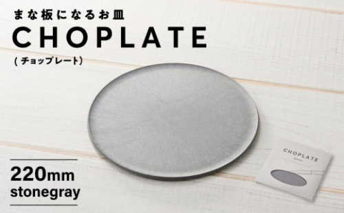 まな板になるお皿　CHOPLATE（チョップレート）220mm【stonegray】 1286373 - 大阪府堺市