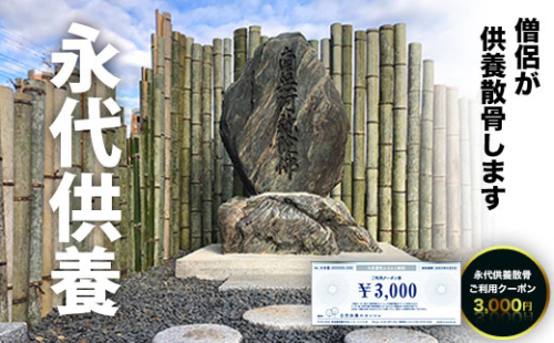 永代供養散骨ご利用クーポン 3,000円 SK01001 1290297 - 千葉県大多喜町