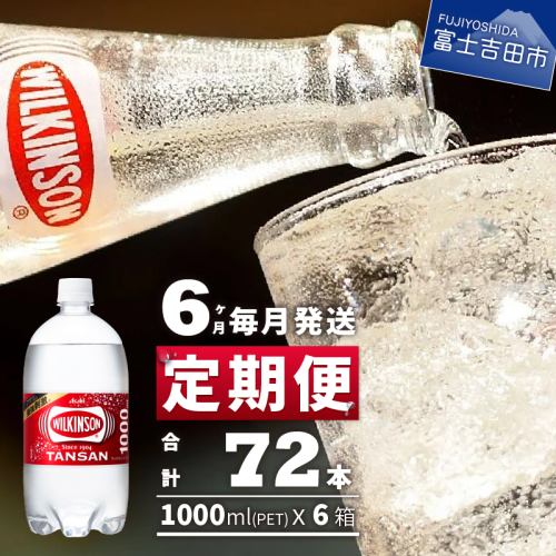 【6ヶ月お届け！】炭酸水 ウィルキンソン タンサン PET1L×1箱(12本入) 定期便 1293538 - 山梨県富士吉田市