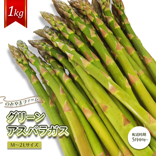 【先行受付】のみやまファームのグリーンアスパラガス（Ｍ～２L以上）1kg＜受付2025年8月上旬まで＞【05004】 1293713 - 北海道三笠市