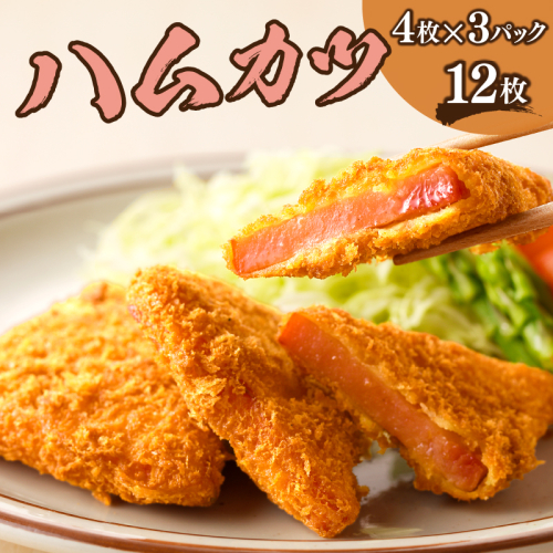 ハムカツ(計12枚) 豚 豚肉 加工品 国産_T006-0021 1294376 - 宮崎県都農町