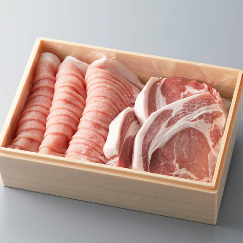 【A-305】宝牧場 みるく豚ロースしゃぶしゃぶ用600g・テキカツ用3枚/計400ｇ ［高島屋選定品］ 129687 - 滋賀県高島市