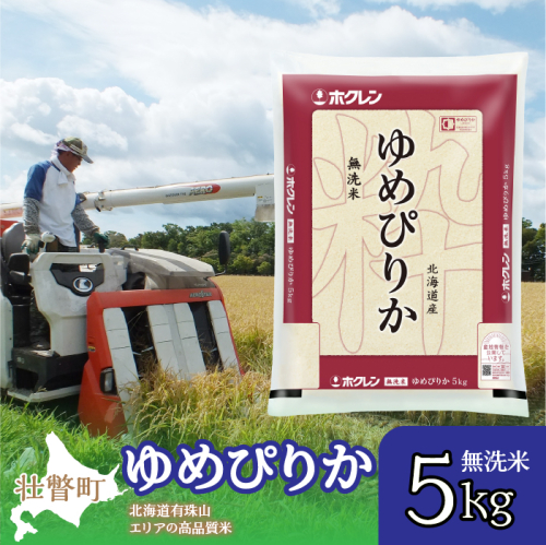 【令和6年産】（無洗米5kg）ホクレンゆめぴりか SBTD058 1318425 - 北海道壮瞥町