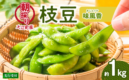 《先行受付》枝豆（味風香）約1kg【2025年7月下旬より順次発送予定】 1334268 - 山形県大江町