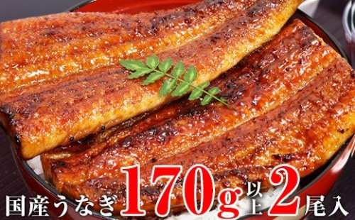 318.【うなぎ屋かわすい】特大サイズ国産うなぎ蒲焼き2本セット(A318-1) 133543 - 和歌山県有田市
