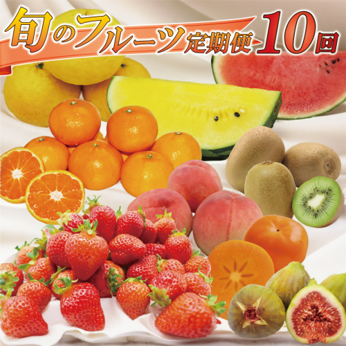 福岡県旬のフルーツ定期便【年10回コース】【1～2月開始】[G5261] 1338075 - 福岡県福津市