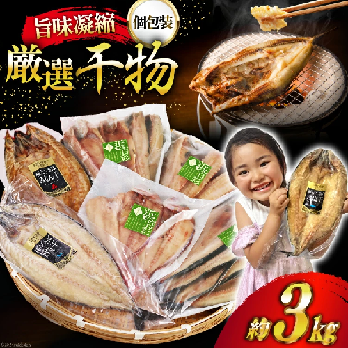 厳選魚種 干物 セット 約3kg 15枚入 [カネダイ 宮城県 気仙沼市 20564364] 魚 魚介類 ひもの 個包装 チダイ 飛魚 トビウオ ほっけ 赤魚 あかうお 鯖 さば おかず 詰め合わせ 1358518 - 宮城県気仙沼市