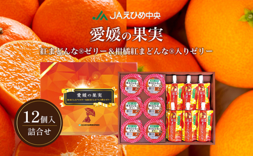 NO.15愛媛の果実(平箱)紅まどんな(R)ゼリー&柑橘紅まどんな(R)入りゼリー 1359710 - 愛媛県東温市