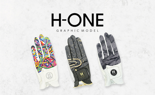 ゴルフ用手袋（メンズ左手用）H-ONE Graphic (エイチ-ワン グラフィック) ゴルフグローブ ゴルフ用 メンズ 手袋 ハシセン UVカット  1376849 - 香川県東かがわ市