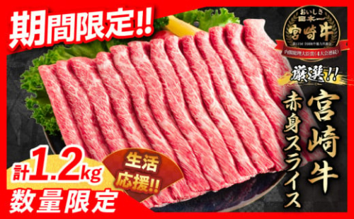【10/1から寄附額改定】【9/30まで!!】【12月下旬頃にお届け】【畜産農家応援】数量限定 厳選 宮崎牛 赤身 スライス 計1kg 粗挽きウインナー 牛肉 国産 すき焼き BBQ 人気 黒毛和牛 肩ウデ モモ しゃぶしゃぶ A4 A5 等級 ギフト 贈答 小分け 食品 選べる ステーキ ミヤチク 宮崎県 日南市 送料無料_CB102-25-ZO2-12-G