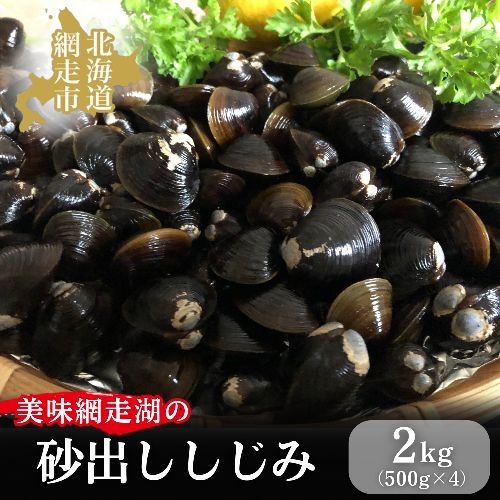 美味網走湖の砂出ししじみ【2kg】 ABAO2197 1400441 - 北海道網走市
