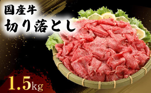 国産 牛 切り落とし 300g×5P 肉 お肉 牛肉 ※配送不可:離島 1402015 - 熊本県錦町