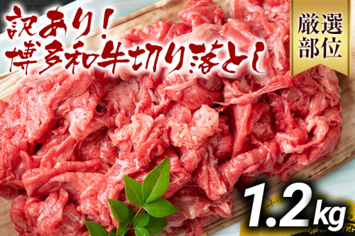 訳あり 博多和牛切り落とし 1.2kg 黒毛和牛 お取り寄せグルメ お取り寄せ 福岡 お土産 九州 福岡土産 取り寄せ グルメ MEAT PLUS CP017 1403082 - 福岡県大木町