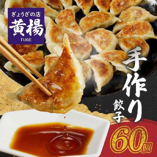 【ぎょうざの店 黄楊】手作り餃子 60個(餃子30個×2パック)N0099-YA4419 142103 - 宮崎県延岡市