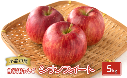 りんご【自家用りんご シナノスイート 5kg】信州りんご リンゴ 林檎 果物 くだもの フルーツ 信州 長野 1422345 - 長野県小諸市