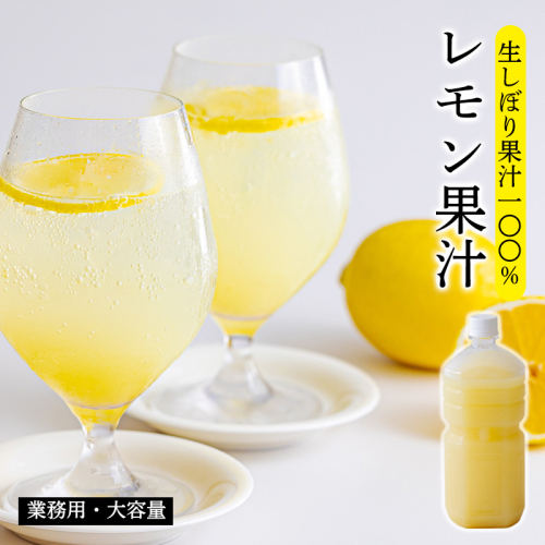 《ビタミンCが豊富!》レモンの生搾り果汁 大容量・業務用1L 香酸柑橘 [保存料不使用 濃縮還元なし 非加熱製法 12000円 ワンストップオンライン] TF0790-P00074 1480238 - 宮崎県高原町
