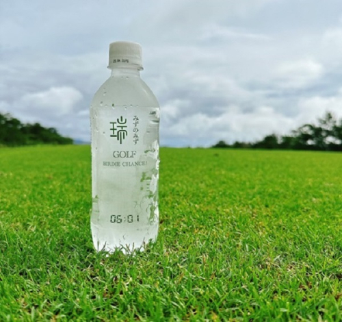 0055-79-03 みずのみず 「GOLF BIRDIE CHANCE!」 500ml×24本 高濃度酸素バナジウム水 1497176 - 静岡県富士宮市