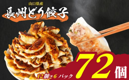 訳あり 長州どり餃子 72個 12個×6パック 冷凍 小分け 日指定可 大容量 ぎょうざ ギョウザ ギョーザ