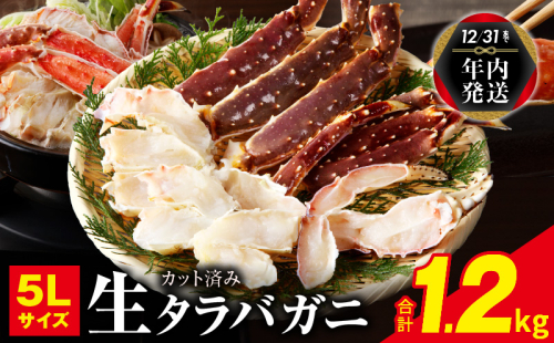 【年内発送】生タラバガニ 1kg 特大 5Lサイズ カット済み【カニ かに 蟹 たらば蟹 タラバ蟹 タラバカニ 海鮮 魚介 圧倒的企業努力】 G1784-1y 1523617 - 大阪府泉佐野市