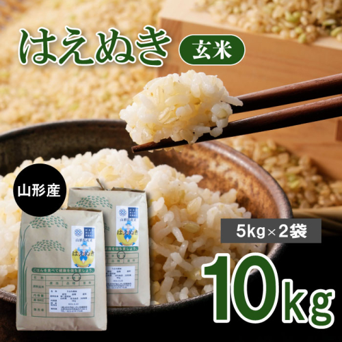 【令和7年産米 新米】山形市 村木沢産 はえぬき(玄米) 10kg 【10月下旬発送開始】 ブランド米 山形 FZ25-829 155240 - 山形県山形市