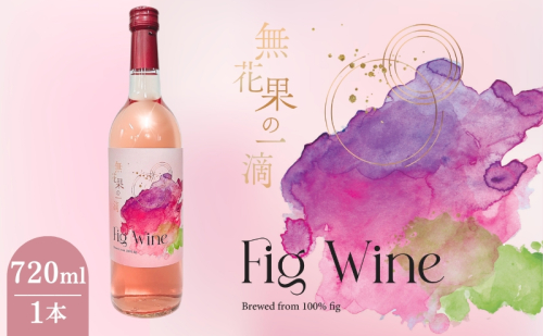 ワイン 大和郡山市産 いちじくワイン 720ml 1本 希少 フルーツワイン いちじく お酒 酒 アルコール ドリンク 飲料 飲み物 ギフト プレゼント 贈答 贈答品 贈り物 イチジク 無花果 奈良 奈良県 1564968 - 奈良県大和郡山市