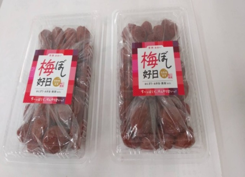 梅ぼし好日 500g 2袋セット 梅干し 157834 - 福井県おおい町