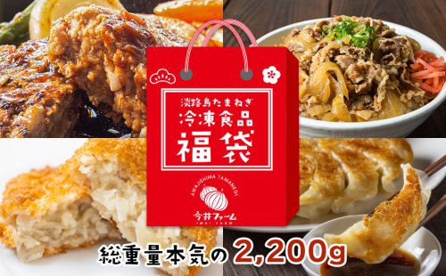 今井ファームの冷凍食品お楽しみ福袋 【ハンバーグ 牛丼 餃子 コロッケ】　　[福袋 ハンバーグ 福袋 牛丼 福袋 ギョウザ 福袋 コロッケ 福袋] 162785 - 兵庫県淡路市