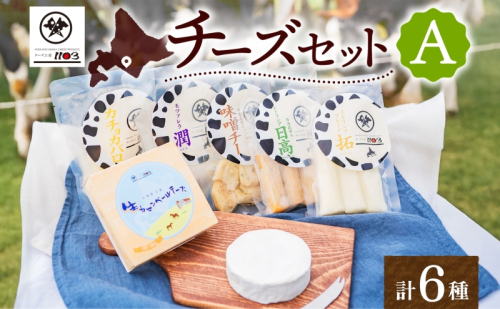 チーズ工房1103 チーズセットA 計6種 ストリング拓 ストリング日高 味噌チー モッツアレラ潤 カチョカバロ 生カマンベール チーズ チーズセット 乳製品 まろやか クリーミー あっさり アレンジ 送料無料 ギフト 贈り物 北海道 日高町 170124 - 北海道日高町