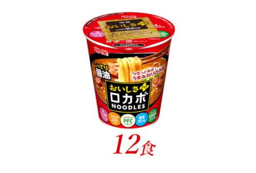 明星食品 ロカボNOODLESおいしさプラス こってり醤油 12食 カップ麺 即席ラーメン 詰め合わせ 油ラーメン 麺 インスタント食品 保存食 防災 防災グッズ  174414 - 埼玉県嵐山町