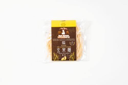 奈良県産有機JAS認証玄米100％使用玄米麺 菊芋 3袋 ／ 樞 クルル エシカル・サスティナブル SD癒しの玄米麺 奈良県 葛城市 1747281 - 奈良県葛城市