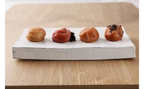 紀州南高梅 梅干し４種類セット計800g（200g×4箱） ［中玉］2Lサイズ／紀伊国屋文左衛門本舗【TC26】 176038 - 和歌山県那智勝浦町