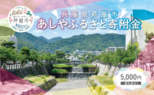 【返礼品なし】 兵庫県 芦屋市 あしやふるさと寄附金 5,000円 1769920 - 兵庫県芦屋市