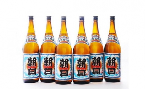 【黒糖焼酎】朝日(30度)一升瓶6本セット【朝日酒造】 183106 - 鹿児島県喜界町