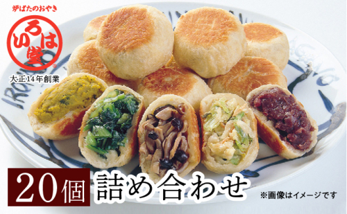 いろは堂 おやき 20個 詰め合わせ セット 長野 惣菜 野沢菜 野菜 粒あん かぼちゃ ねぎみそ 和菓子 おつまみ おやつ おかず 冷凍 冷凍食品 取り寄せ 長野県 長野市 長野県長野市  186756 - 長野県長野市