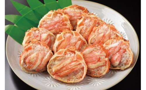 お手軽混ぜるだけ！本ずわい蟹甲羅盛　120ｇ10個セット【03023】 186883 - 北海道小清水町