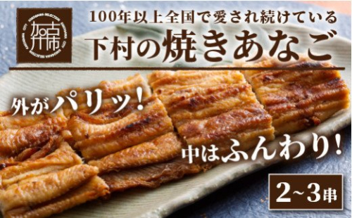 焼あなご(2～3串)《魚介類 アナゴ 穴子 あなご 焼きあなご 海鮮 天然 ふるさと納税 あなご 加古川市 パリパリ 美味しい 穴子丼 串焼き お取り寄せ 人気 ギフト プレゼント おすすめ》【2402D00701】 190119 - 兵庫県加古川市