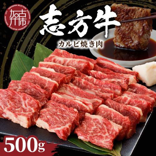 志方牛カルビ焼肉(500g)【2401A00202】 190870 - 兵庫県加古川市