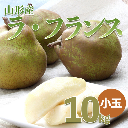 山形のラ・フランス小玉 約10kg(36～48玉・サイズM～2L) FZ22-075 193789 - 山形県山形市