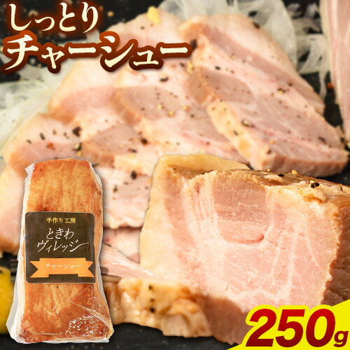 チャーシュー 冷凍 惣菜 しっとりチャーシュー 250g 社会福祉法人敬業会ヴィレッジ興産 ときわヴィレッジ《30日以内に出荷予定(土日祝除く)》岡山県 笠岡市 送料無料 惣菜 冷凍 1966723 - 岡山県笠岡市