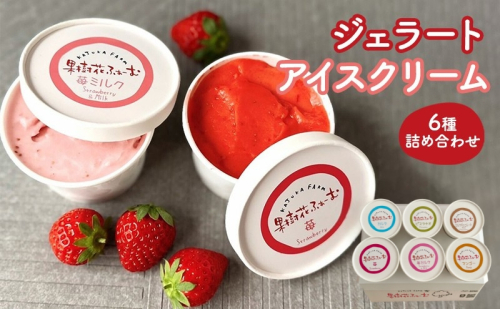 ジェラート 6個 6種 詰め合わせ アイス アイスクリーム スイーツ お菓子 菓子 おやつ 兵庫県 加西市  1992615 - 兵庫県加西市